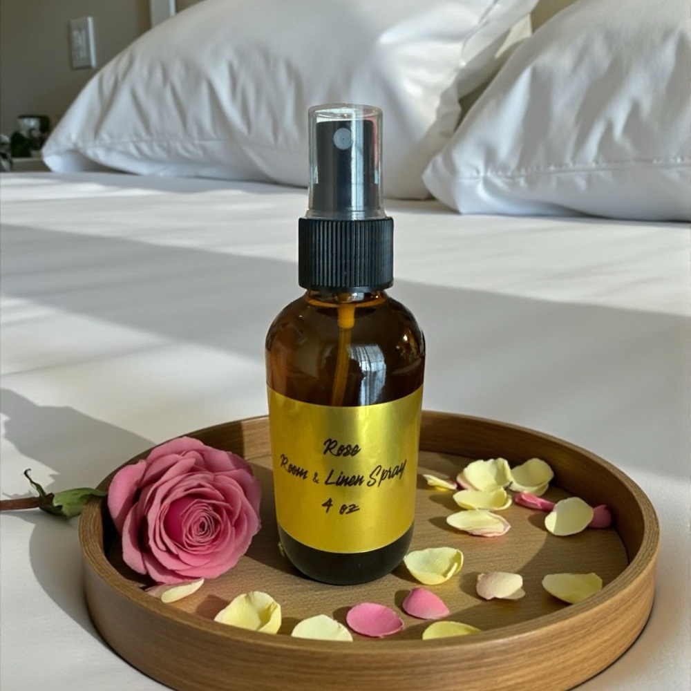 4oz Rose Room & Linen Spray | Fresh Floral Home Fragrance